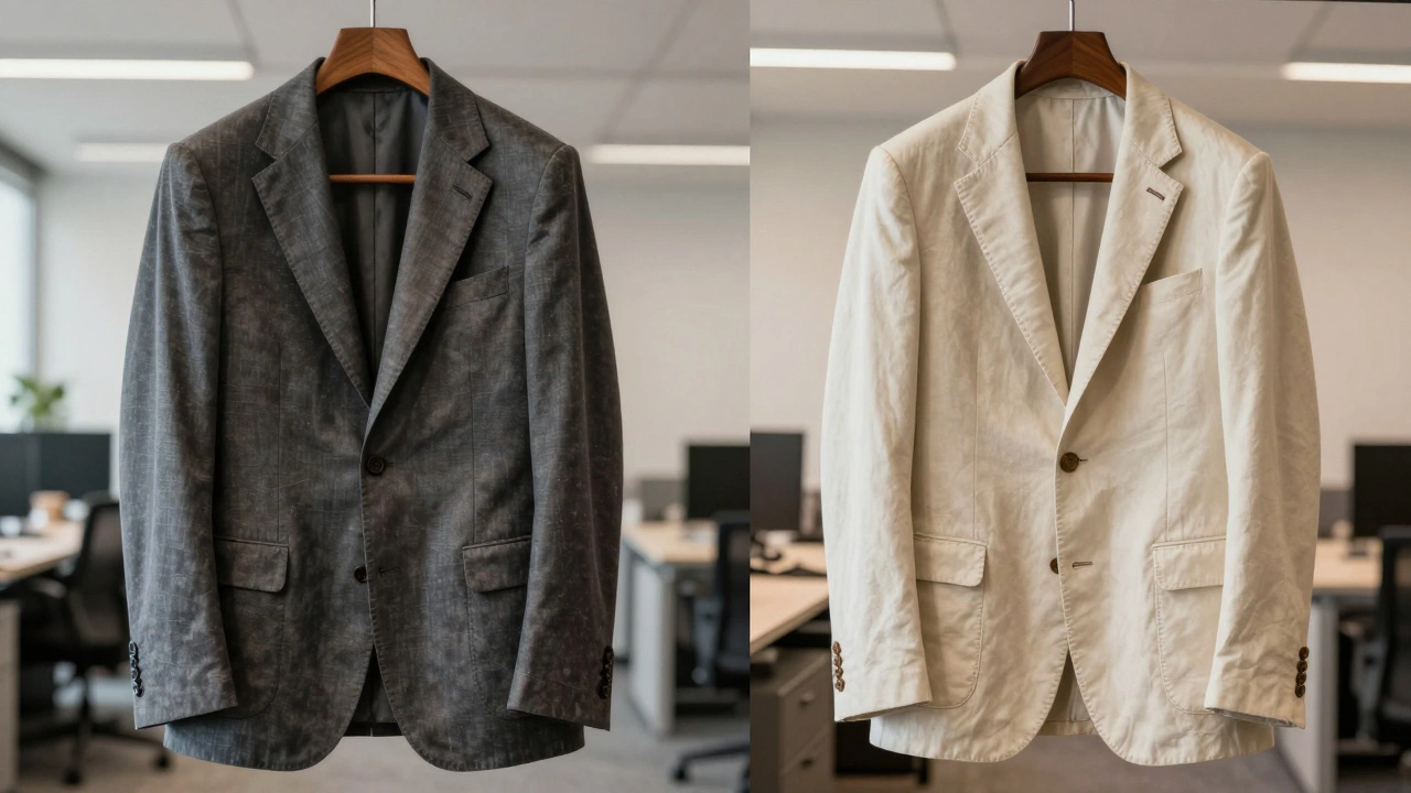 Comparison of hand-sewn vs machine-sewn suit jackets